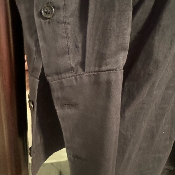 COS Black Button-Front Top - Picture 3 of 3